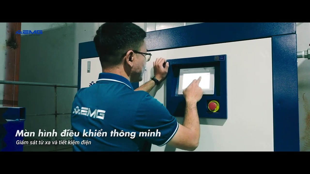 Máy nén khí trục vít biến tần AEMG AM-50A.