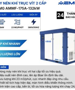 Máy nén khí trục vít 2 cấp AEMG – AMMF-175A/132KW 5 Máy nén khí trục vít 2 cấp-AMMF-175A