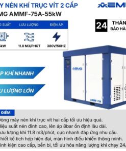 Máy nén khí trục vít 2 cấp AEMG –AMMF-75A/55KW 5 Máy nén khí trục vít 2 cấp-AMMF-75A
