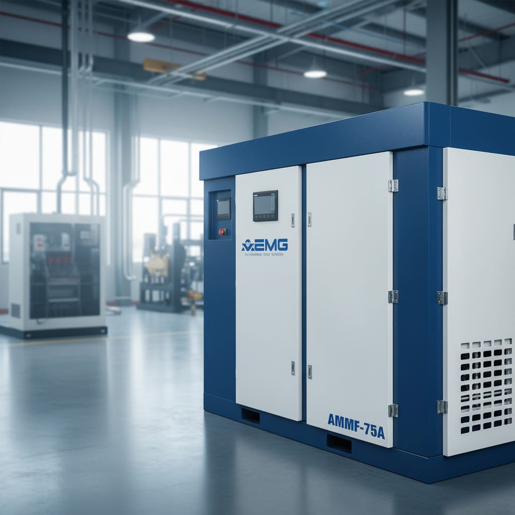 Máy nén khí trục vít 2 cấp AEMG –AMMF-75A/55KW 6 Máy nén khí trục vít 2 cấp AMMF-75A-55kw