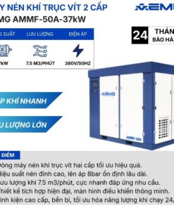 Máy nén khí trục vít 2 cấp-AMMF-50A