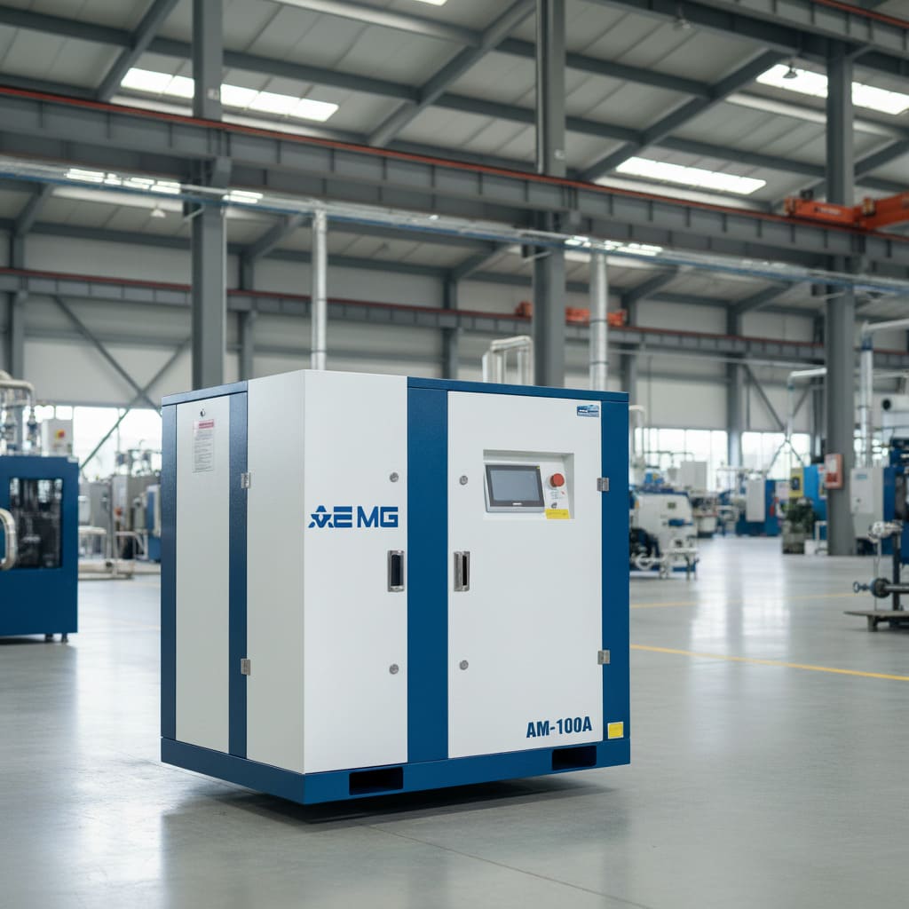 Máy nén khí trục vít biến tần- AM 100A/75KW 6 Máy nén khí trục vít biến tần AM-100A