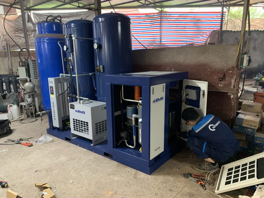 Máy nén khí trục vít kêu to – Nguyên nhân & cách khắc phục hiệu quả 7 Bảo dưỡng định kỳ máy nén khí