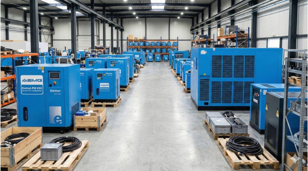 Máy nén khí trục vít AEMG siêu tiết kiệm điện