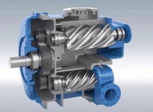 Đầu nén khí của máy nén khí AEMG 3 Dau nen 2 cap