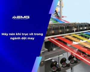 Máy nén khí trục vít trong ngành dệt may