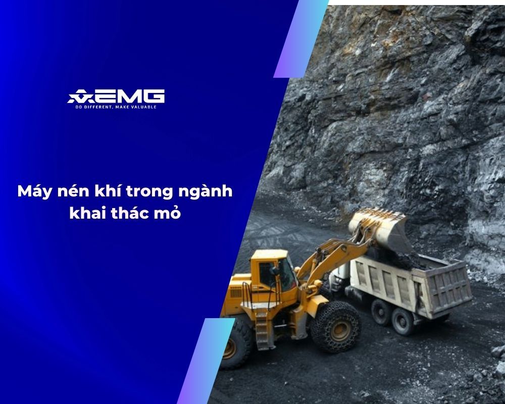 Máy nén khí cho ngành khai thác mỏ