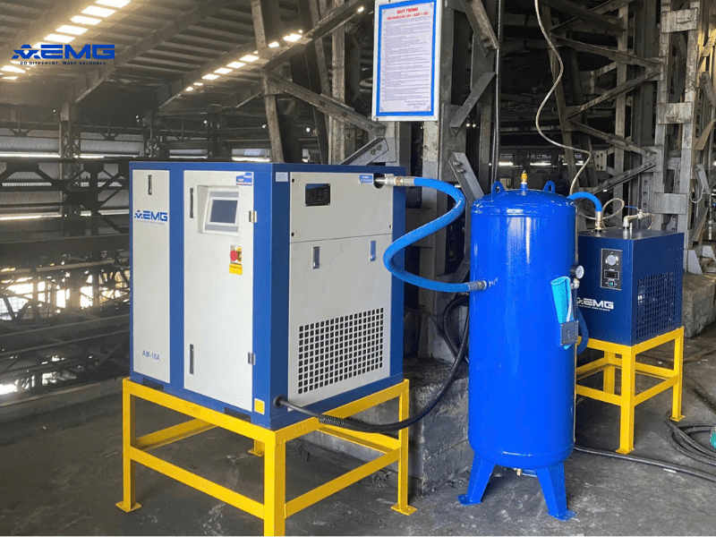 Máy nén khí trong ngành khai thác mỏ than tại Quảng Ninh