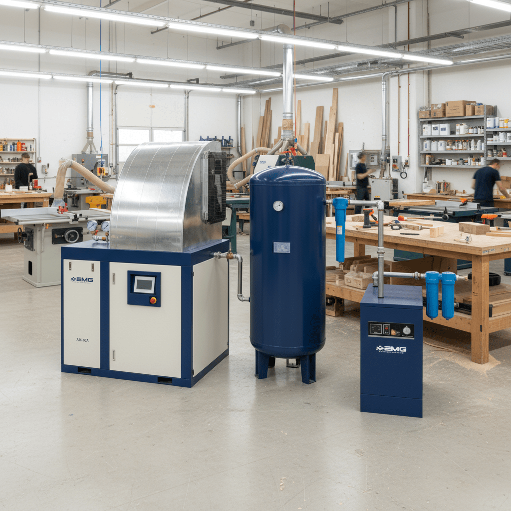 Máy nén khí trục vít AEMG