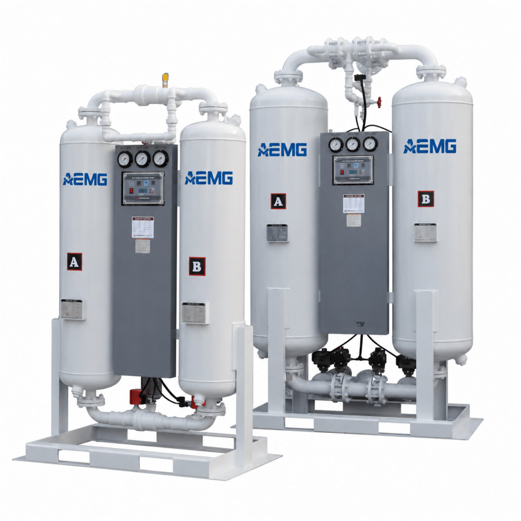 Sấy Hấp Thụ Có Nhiệt Độ Điểm Sương -40°C đến -70°C.