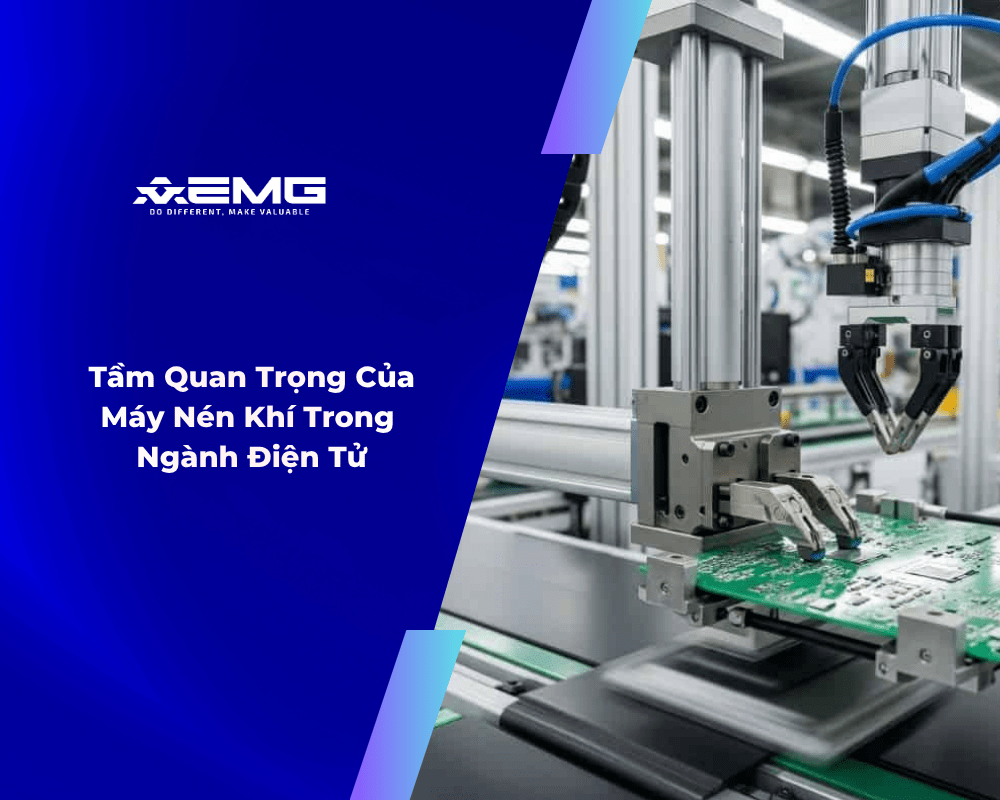 Máy Nén Khí Trong Ngành Điện Tử