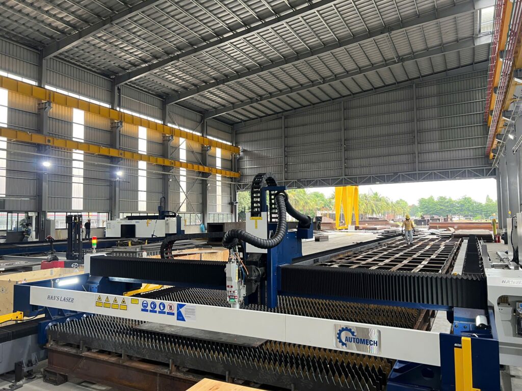 Khói bụi từ máy cắt laser fiber