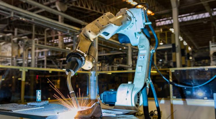 Máy hàn robot cho xưởng hàn
